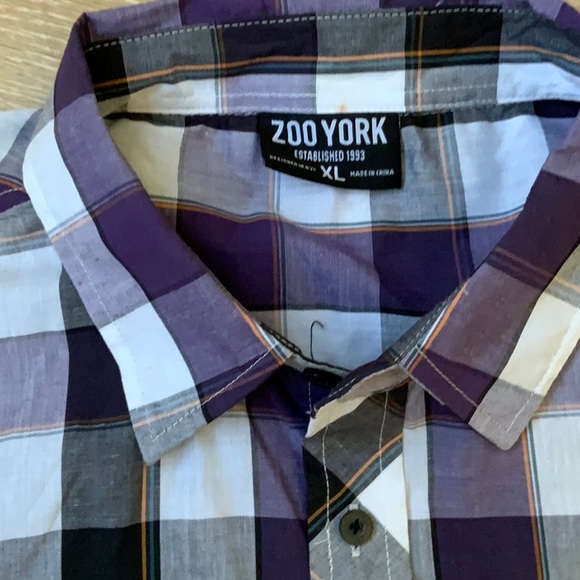Zoo York mens button up XL - Picture 3 of 8